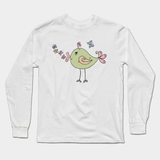 Vogelzwitschern Long Sleeve T-Shirt